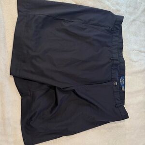 Ralph Lauren Men's Navy Flat Front Shorts